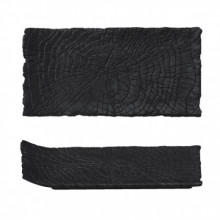 Блюдо прямоугольное 30x15x2,5см Black Raw Wood ри741 от Ригонда
