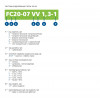 Фото №4: Пристенная витрина Carboma FС20-07 VM 1,3-2 (9006-9005) - купить в Симферополе, Крым