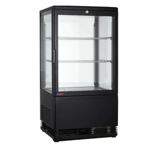 Шкаф-витрина холодильный Cooleq CW-85 Black Фото №1: Шкаф-витрина холодильный Cooleq CW-85 Black - купить в Симферополе, Крым