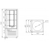 Шкаф кондитерский D4 VM 120-2 (R120Cвр Люкс коричнево-золотой, 1/2, INOX) Фото №4: Шкаф кондитерский D4 VM 120-2 (R120Cвр Люкс коричнево-золотой, 1/2, INOX) - купить в Симферополе, Крым