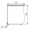 Фото №2: Прилавок неохлаждаемый KC70 N 0,6-7 (П-0,6 Carboma Cube) - купить в Симферополе, Крым