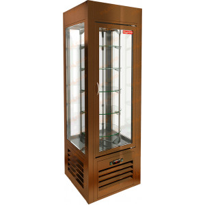 Витрина кондитерская вертикальная Hicold VRC 350R Sh Bronze Фото №1: Витрина кондитерская вертикальная Hicold VRC 350R Sh Bronze - купить в Симферополе, Крым