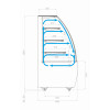 Фото №2: Витрина кондитерская K70 VM 0,9-1 Light (версия 2.0) (9005-0109) - купить в Симферополе, Крым