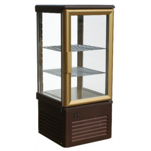 Шкаф кондитерский D4 VM 120-1 (R120C коричнево-золотой, 1/2, INOX) Фото №1: Шкаф кондитерский D4 VM 120-1 (R120C коричнево-золотой, 1/2, INOX) - купить в Симферополе, Крым