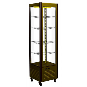 Шкаф кондитерский D4 VM 400-1 (R400C Люкс коричнево-золотой, 1/2, INOX) Фото №1: Шкаф кондитерский D4 VM 400-1 (R400C Люкс коричнево-золотой, 1/2, INOX) - купить в Симферополе, Крым