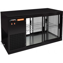 Настольная холодильная витрина Hicold VRL T 1300 L Black сквозная от Ригонда