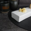 Фото №4: Блюдо прямоугольное 42,5х7,3х3,5см White Matt Panasia арт.81222063 - купить в Симферополе, Крым