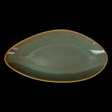 Блюдо овальное 275х145мм зелёное Corone Primavera фк1757 от Ригонда