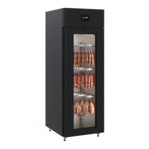 Шкаф для колбас Polair CS107 Salami Black со стеклянной дверью Фото №1: Шкаф для колбас Polair CS107 Salami Black со стеклянной дверью - купить в Симферополе, Крым